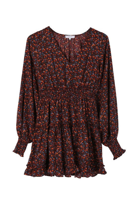 Ditsy Floral Mini Dress