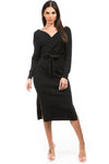 Party Black Sweater Dress