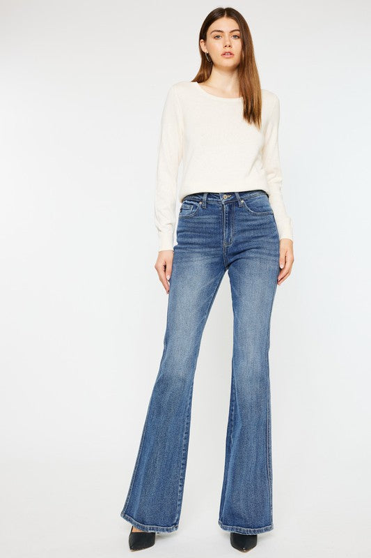 Kan Can High Rise Flare Jeans