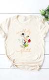 Walk by faith florals graphic tee Curvy Sized Exclusive