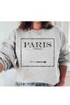 Paris France Graphic Sweatshirt - Extra Sassy Size Exclusive