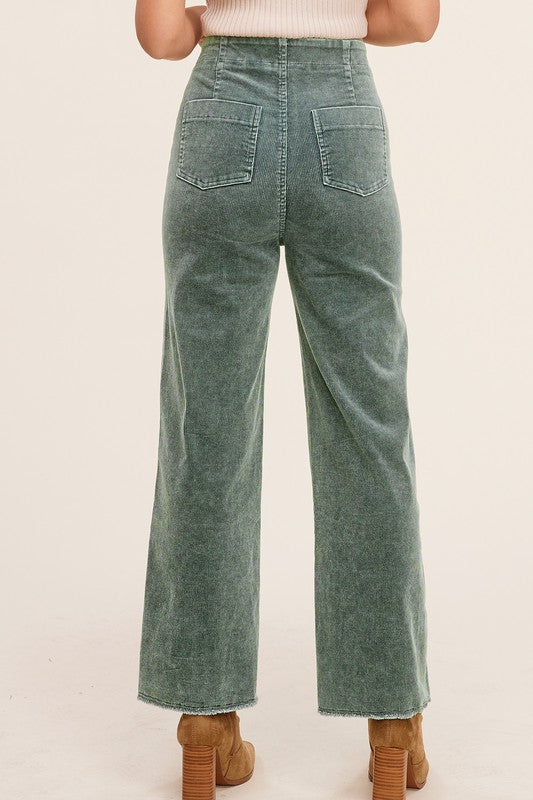 Mineral Washed Corduroy Candice Pants