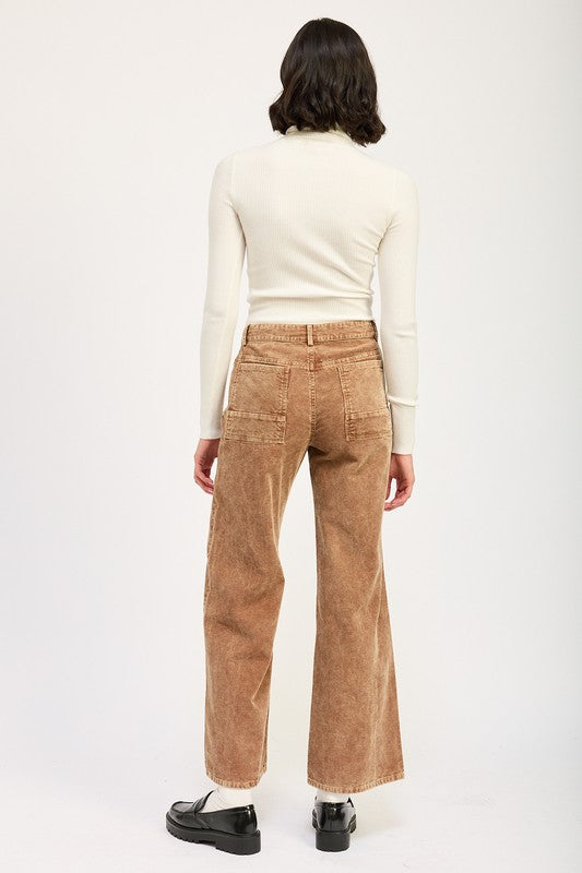 Distressed Corduroy Pants