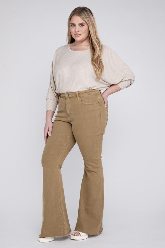 Vervet High Rise Super Flare Jeans - Extra Sassy Size Exclusive