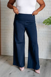 Magic Wide Leg Pants in Navy - 31" inseam