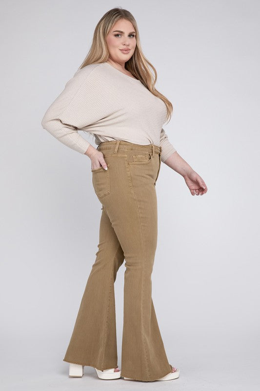 Vervet High Rise Super Flare Jeans - Extra Sassy Size Exclusive